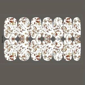 Christmas Snowman Nail Wraps